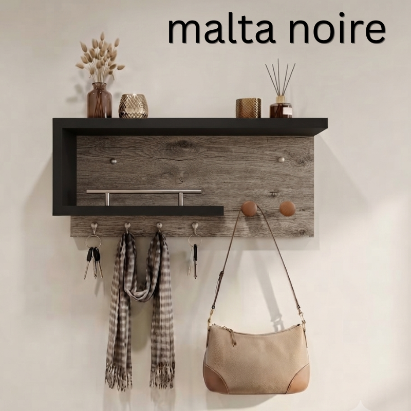 معلاق منظم أغراض خشبي Woody mount wall organizer