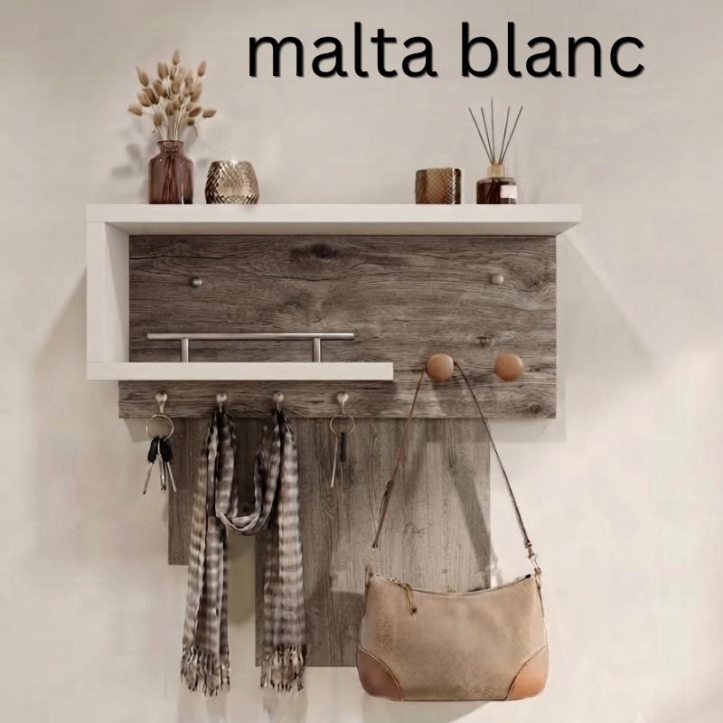 معلاق منظم أغراض خشبي Woody mount wall organizer