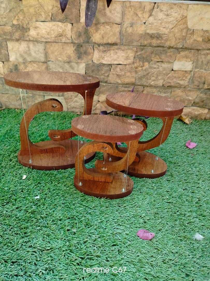 مجموعة 3 قطع الطاولة العائمة Table flotante 3 piéces