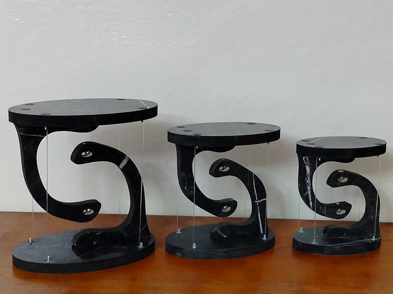 مجموعة 3 قطع الطاولة العائمة Table flotante 3 piéces
