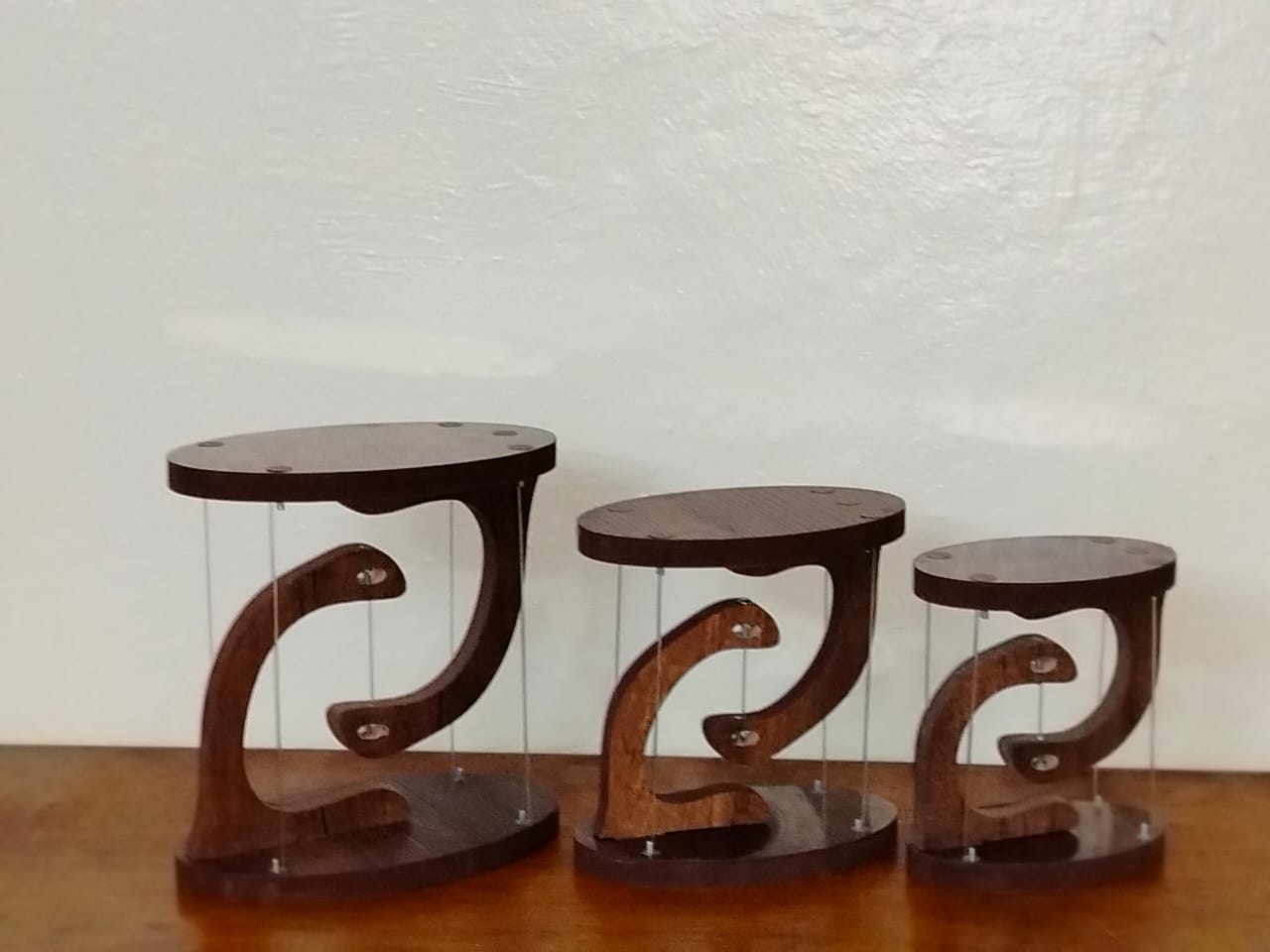 مجموعة 3 قطع الطاولة العائمة Table flotante 3 piéces