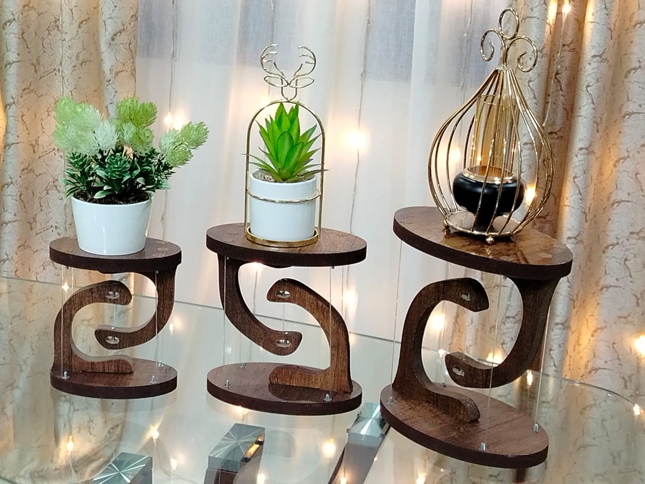 مجموعة 3 قطع الطاولة العائمة Table flotante 3 piéces