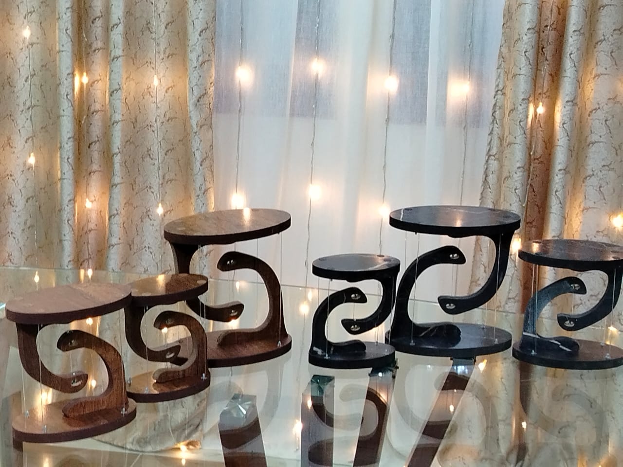 مجموعة 3 قطع الطاولة العائمة Table flotante 3 piéces