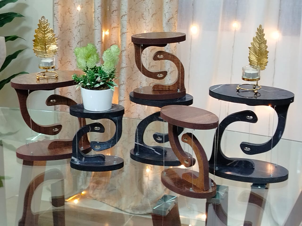 مجموعة 3 قطع الطاولة العائمة Table flotante 3 piéces