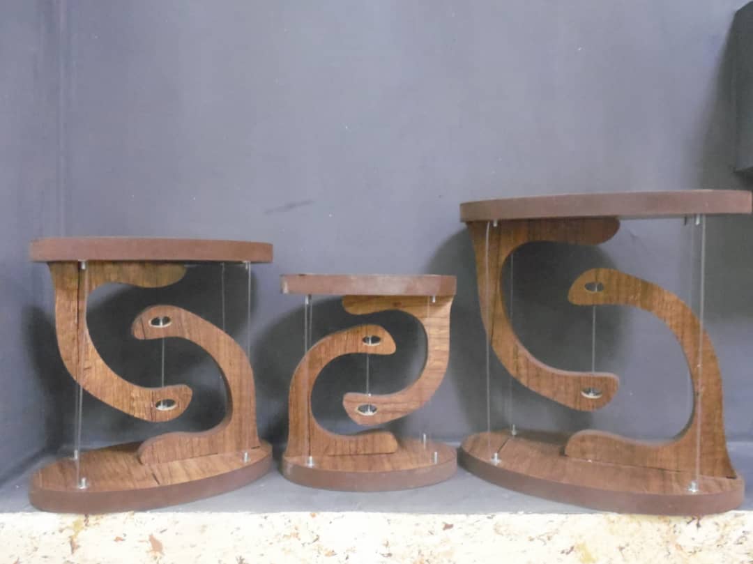 مجموعة 3 قطع الطاولة العائمة Table flotante 3 piéces