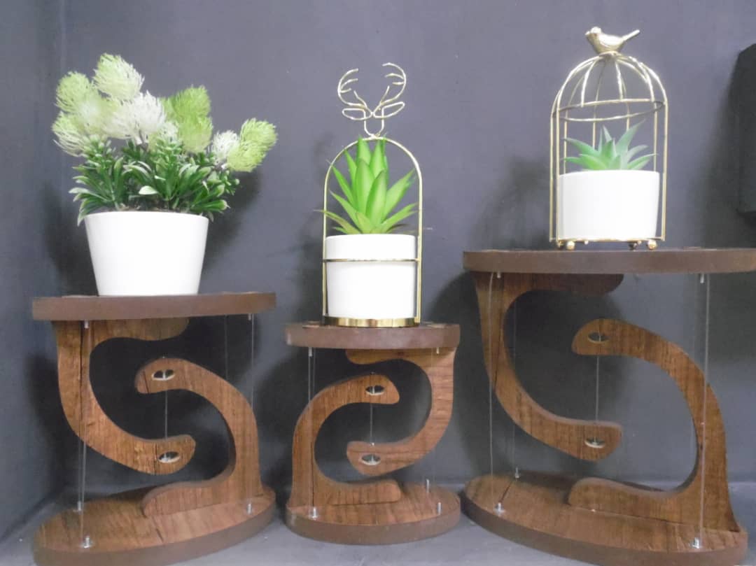 مجموعة 3 قطع الطاولة العائمة Table flotante 3 piéces