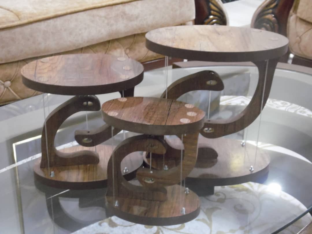 مجموعة 3 قطع الطاولة العائمة Table flotante 3 piéces